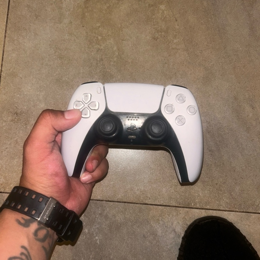 2 Sony DualSense Wireless Controllers - White & Black